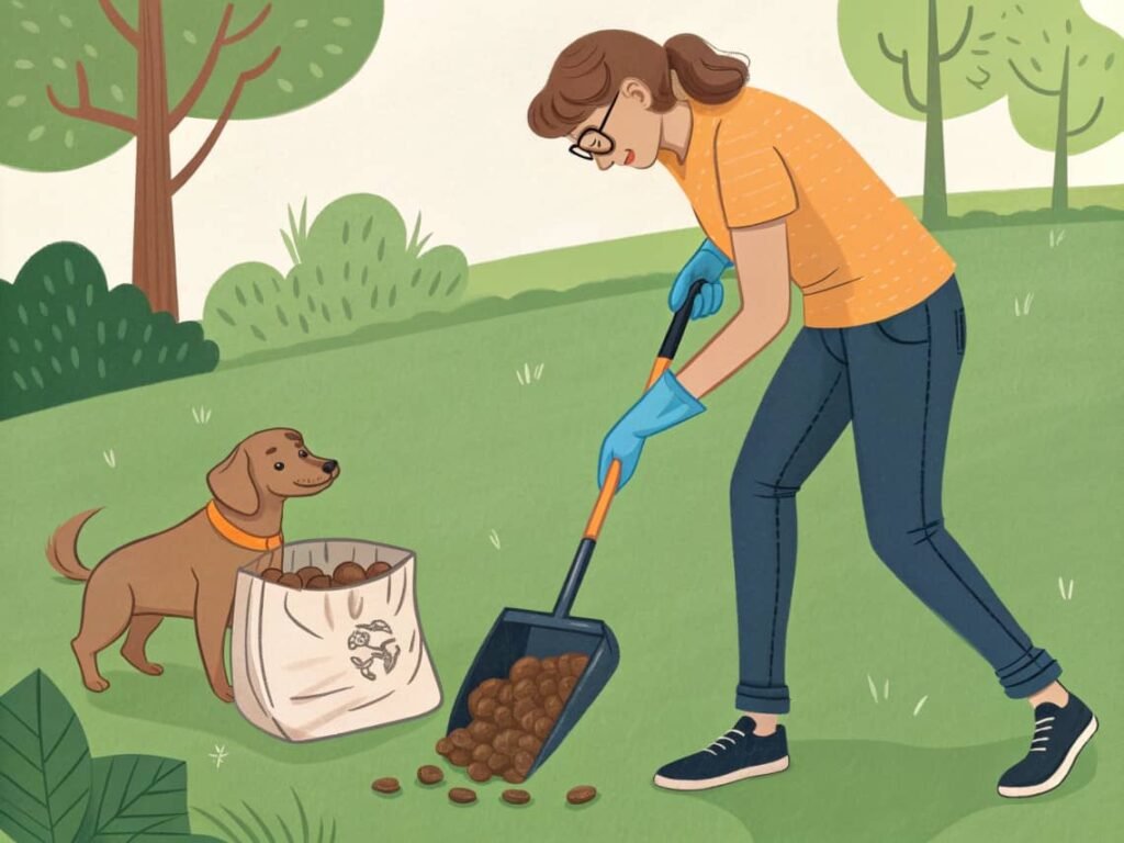 pick dog poop up