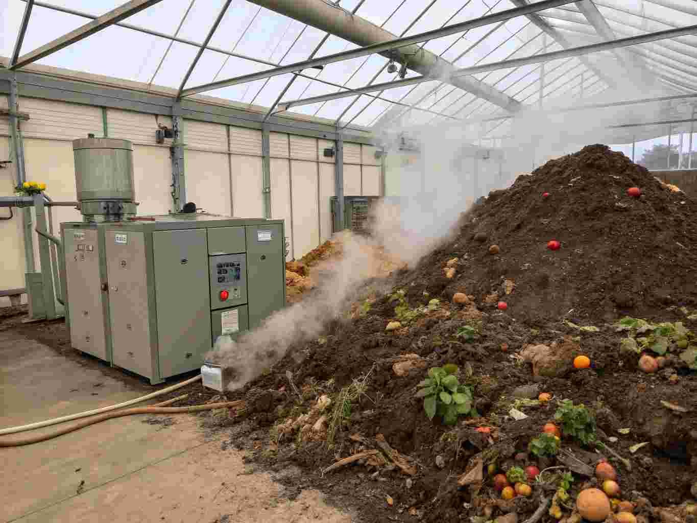 working principle of industrial composting