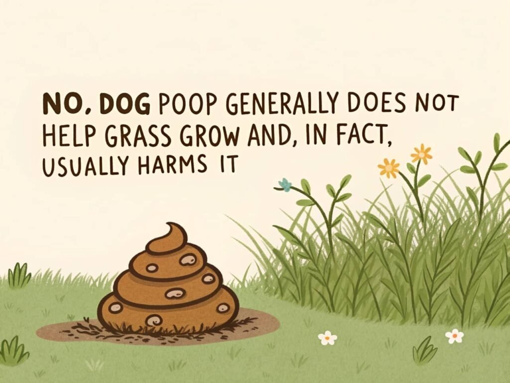 does dog poop help grass grow no dog poop genera