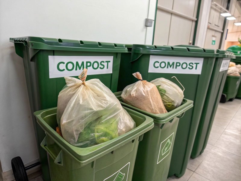 choose the right compostable bag for your green bin