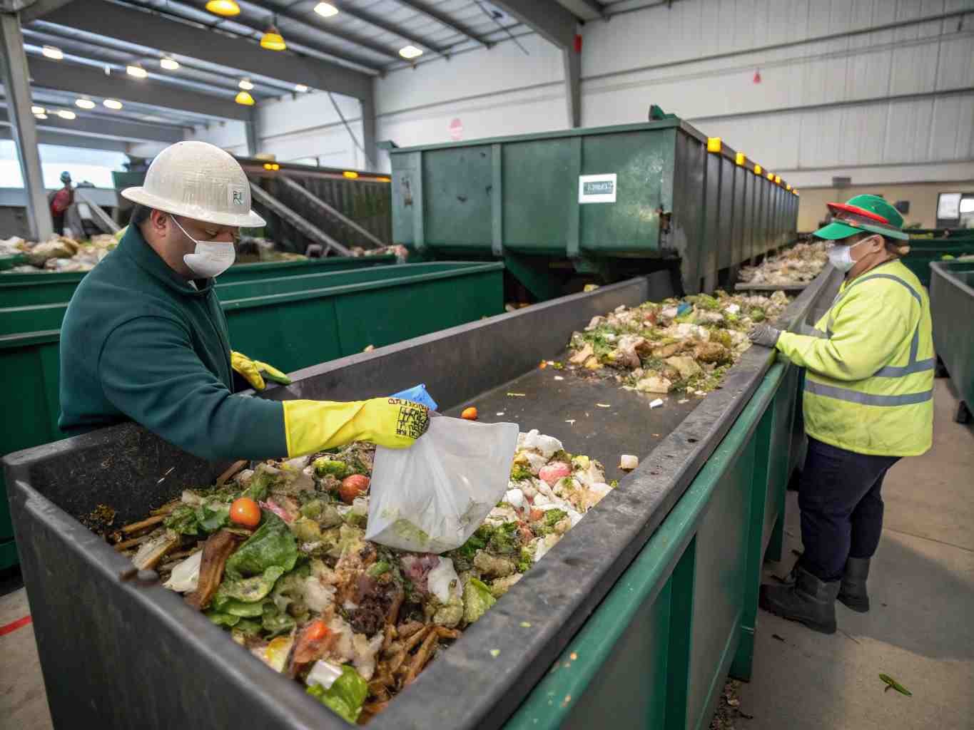 how does commercial composting work