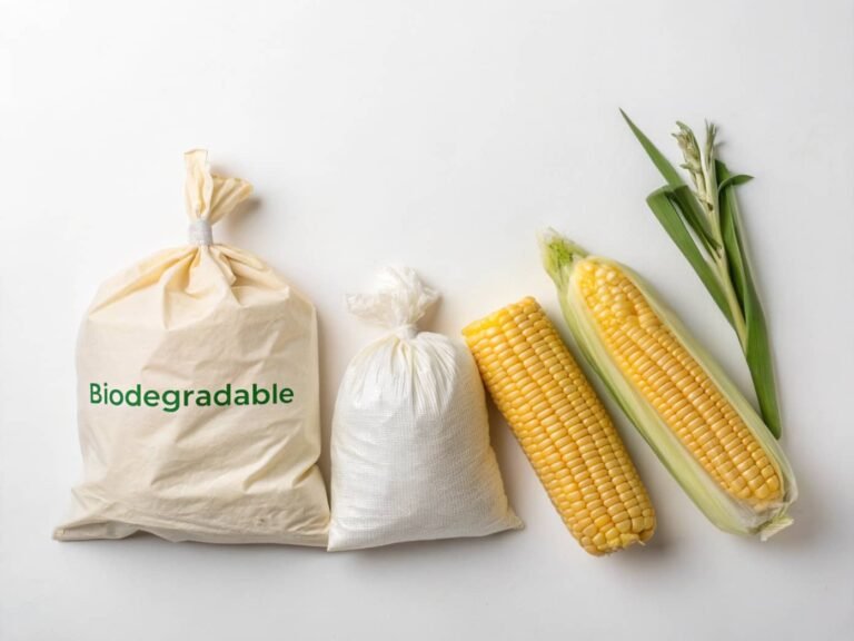 are corn starch bags really biodegradable
