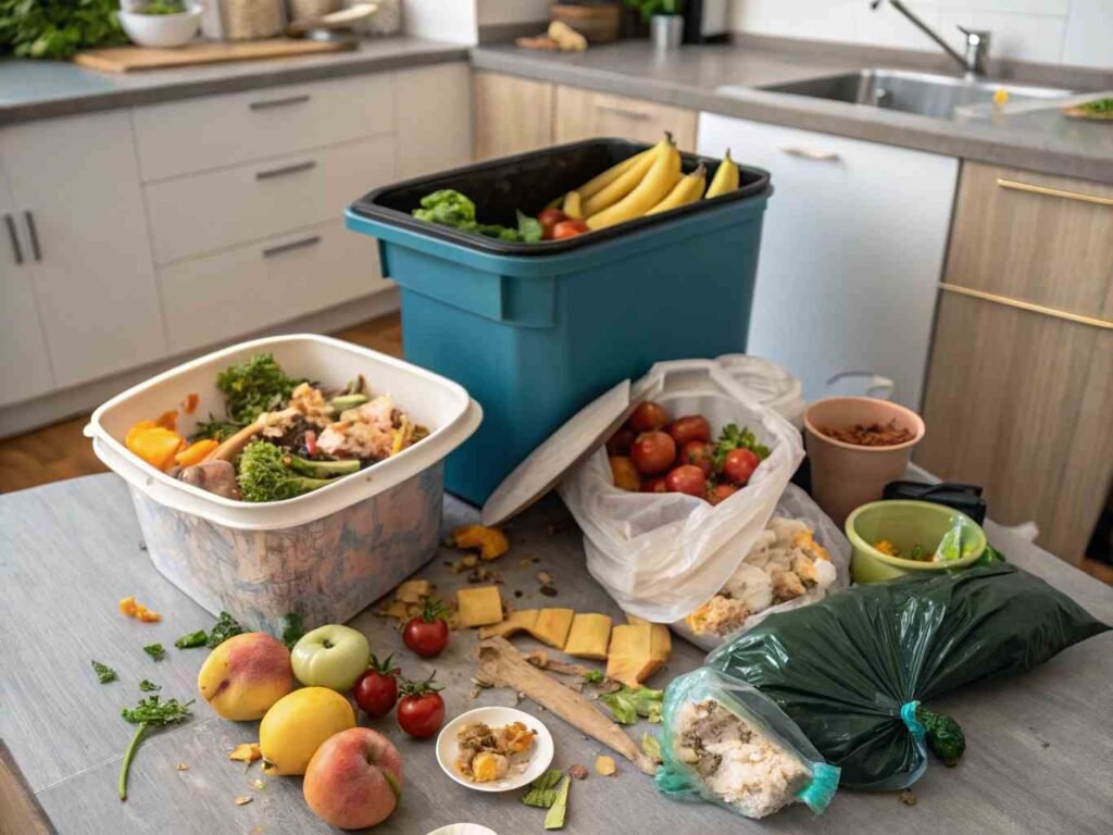 food waste kitchen garbage