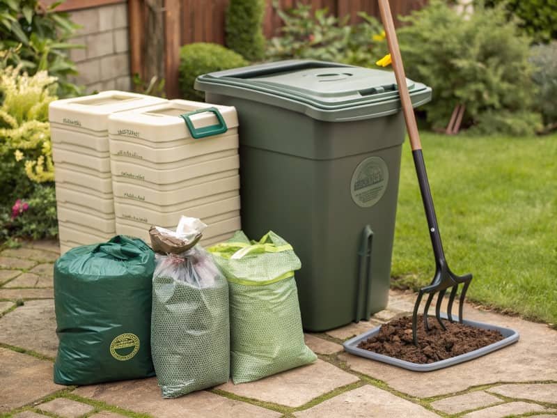 tools and products for pet waste composting