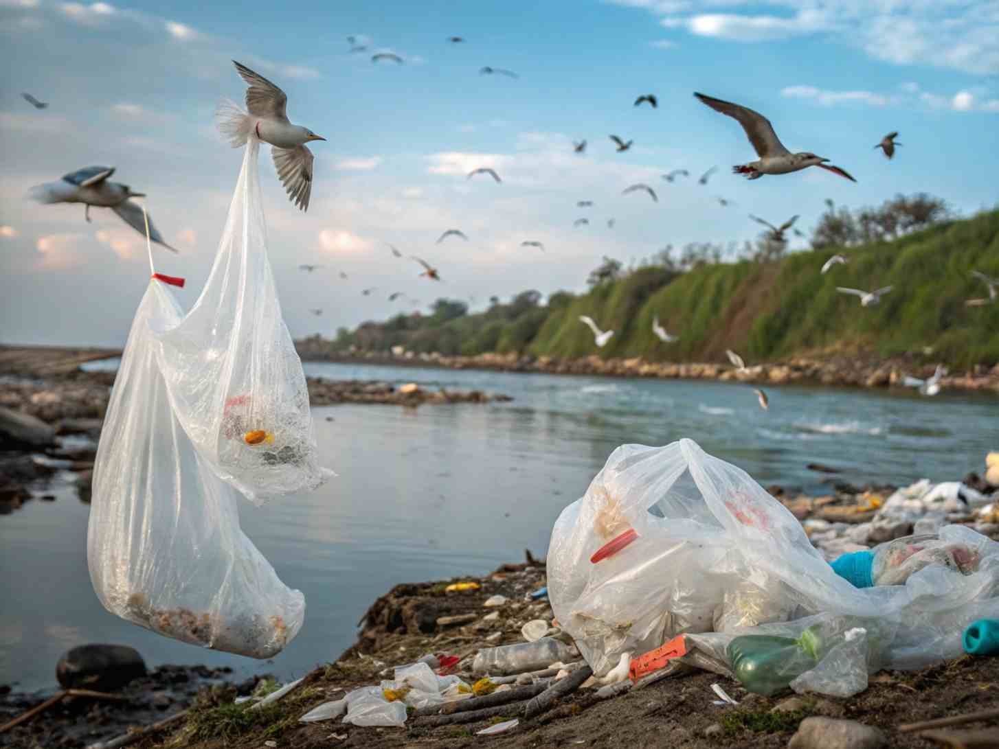 what happens to plastic bags when they decompose