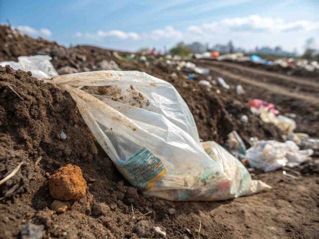 average time for plastic bags to biodegrade