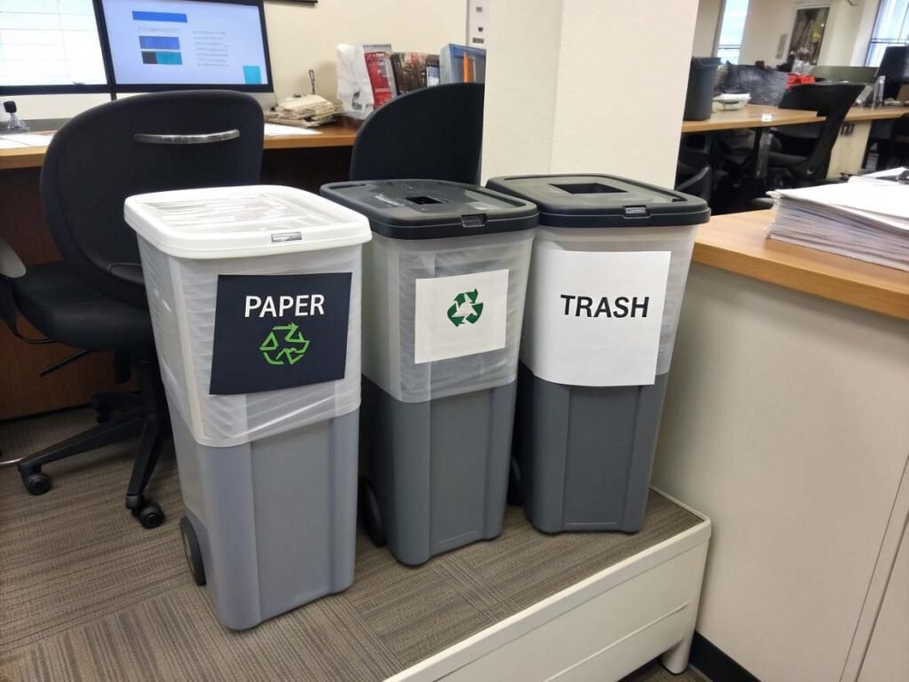 desk side office waste bins
