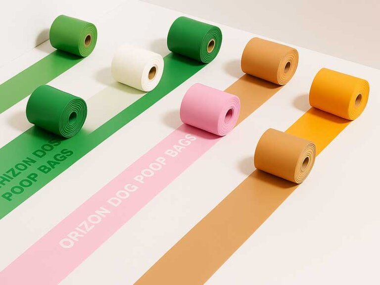 colors dog poop bags